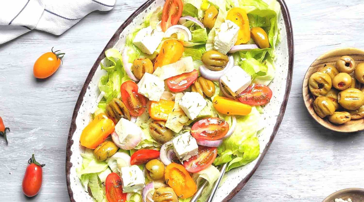 سلطة يوناني نباتي - Eat Good
