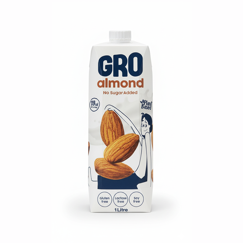 Gro Almond Milk - Sugar Free 1L