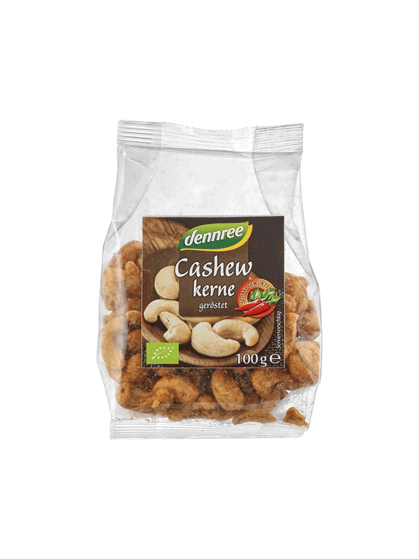 Dennree Organic Cashew roasted and spiced 100 g