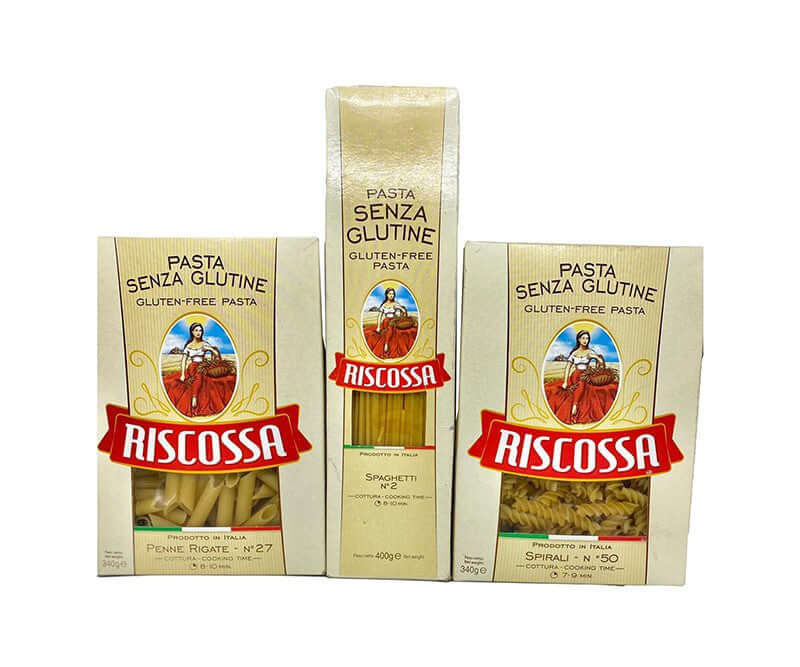 Riscossa Gluten Free Pasta – Rice, Corn & Quinoa – 340g Pack