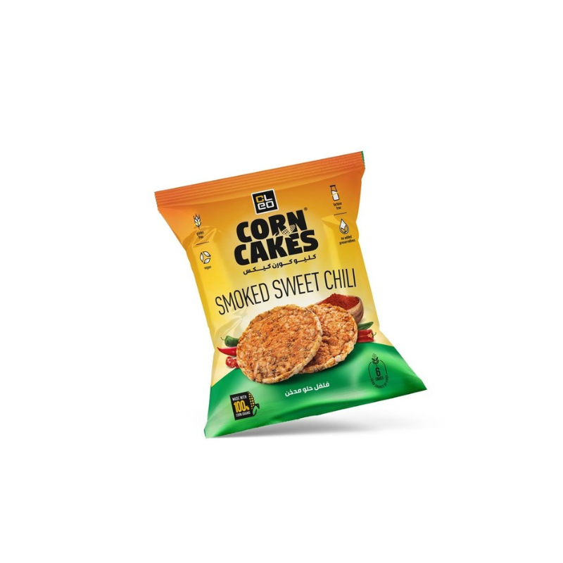 Cleo smoked sweet chili corn cakes 36 g