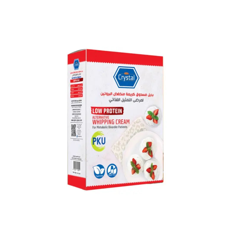 Crystal Vegan And Gluten Free Sugar free Whipping Cream - 150 g