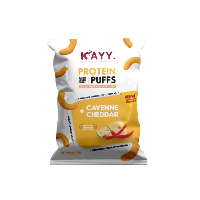 Kayy Cayenne Cheddar – Protein Puffs
