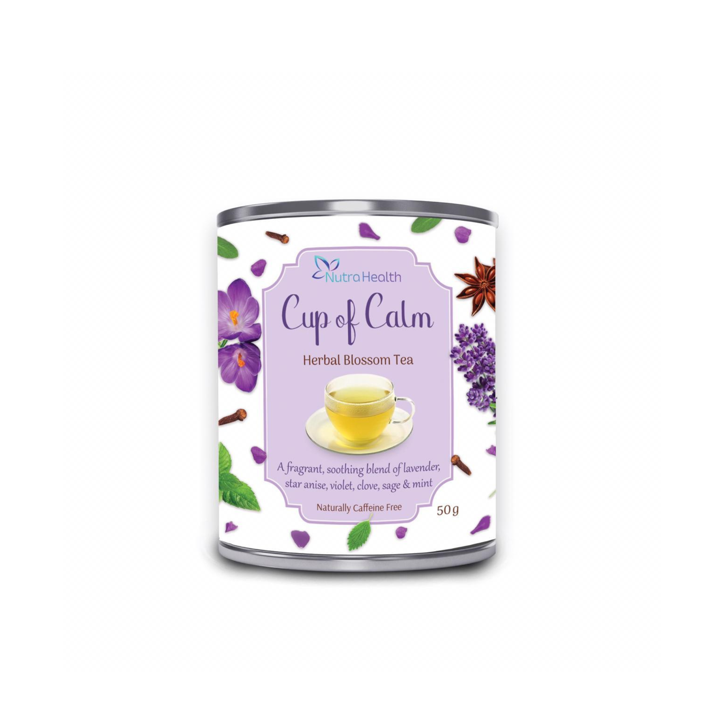 Cup of Calm – Herbal Blossom Tea – Nutra Health