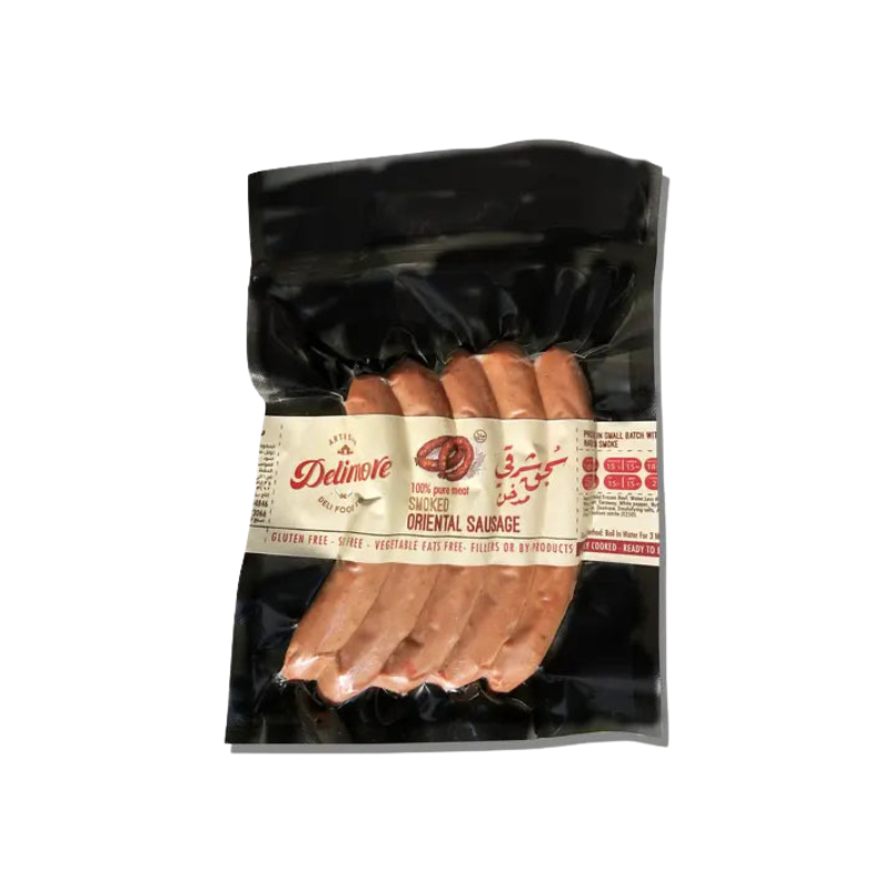 Delimore Smoked Beef Oriental Kielbasa Sausage – 200g