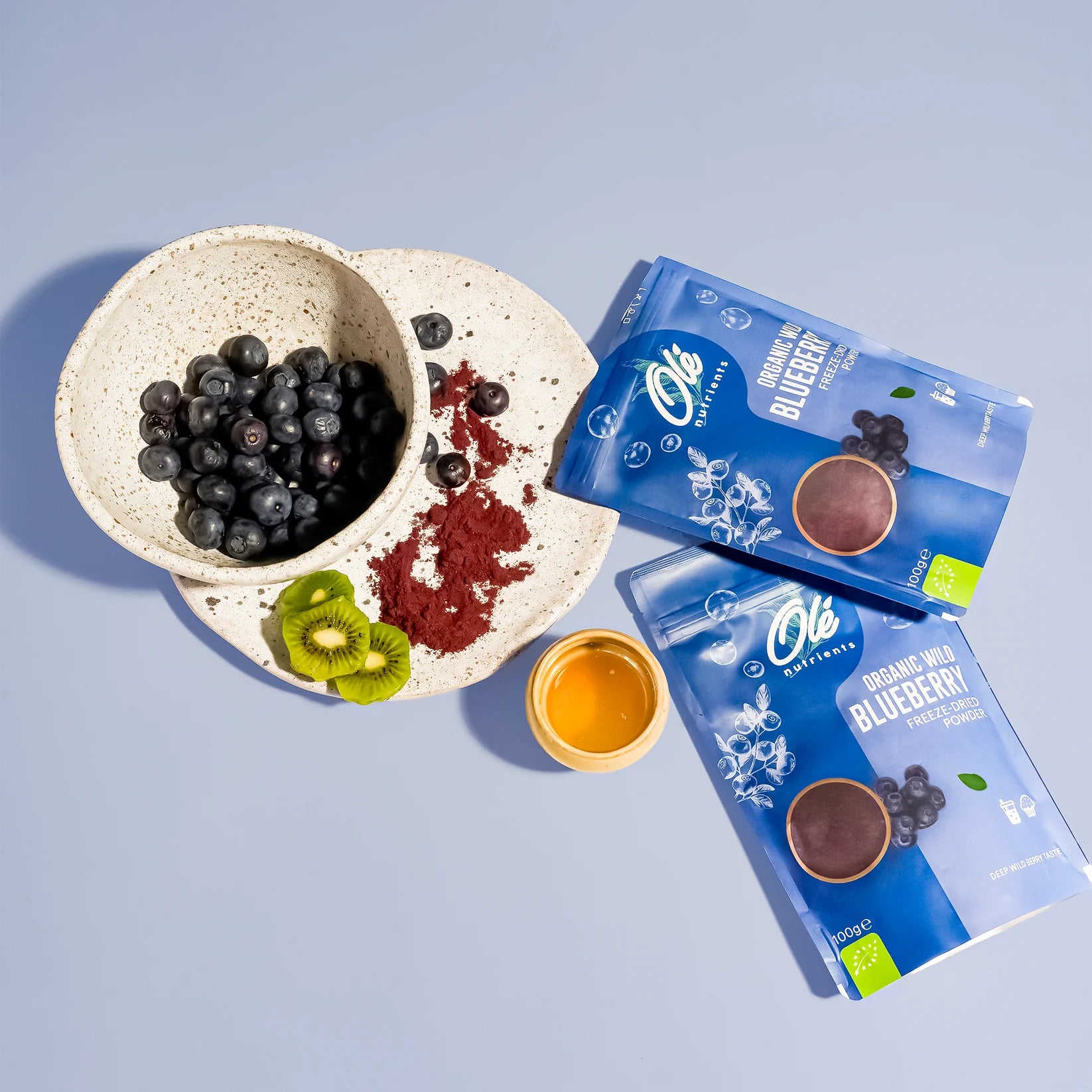 Ole organic wild blueberry powder - 100 g - Eat Good