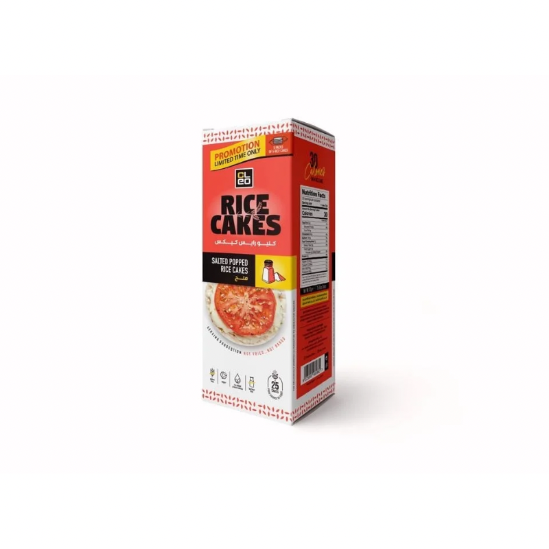 Cleo Salted Popped Rice Cake (25 Pieces) | Light & Crispy Snack – Eat Good