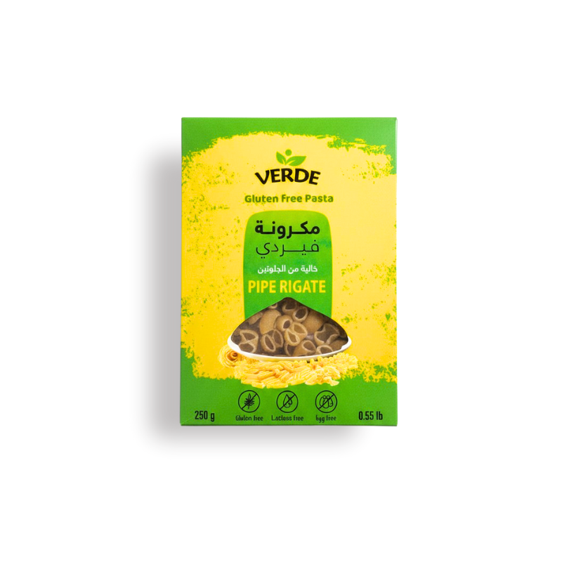 Verde Gluten Free Vegan Pipe Rigate Pasta - 250 g