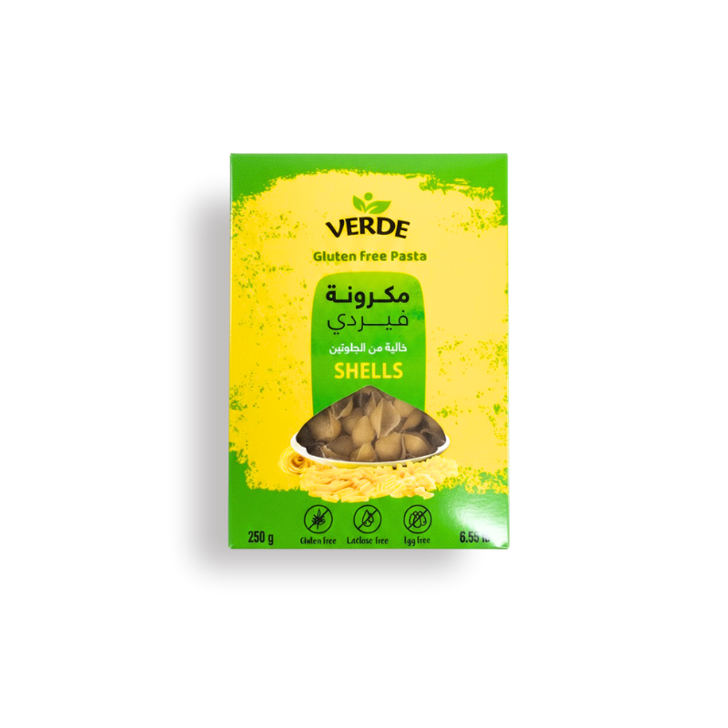 Verde Gluten Free Vegan Shells Pasta - 250 g