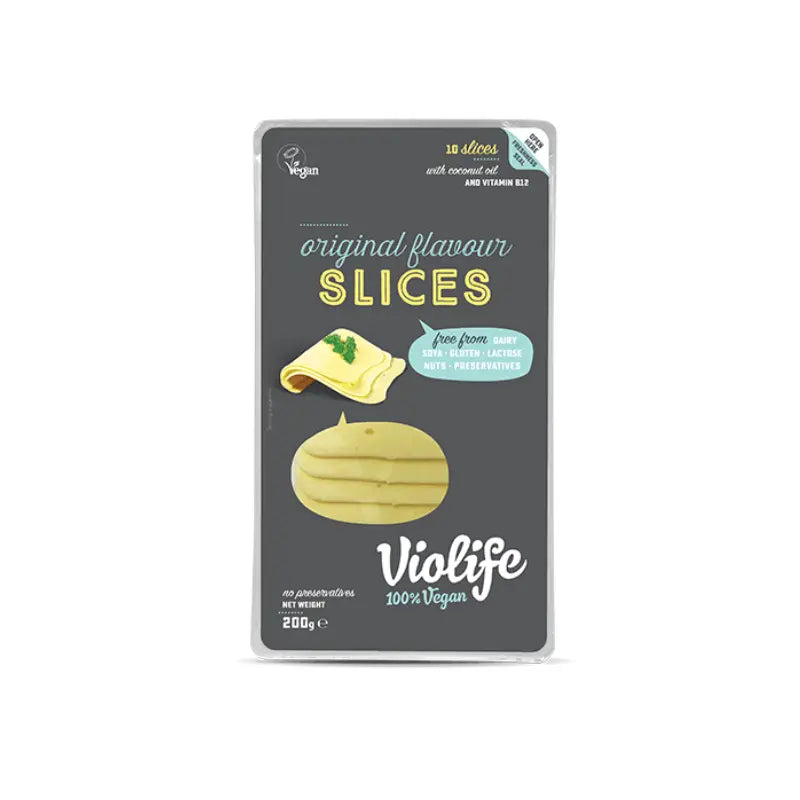 فيولايف شرائح جبنة نباتية بالنكهة الأصلية