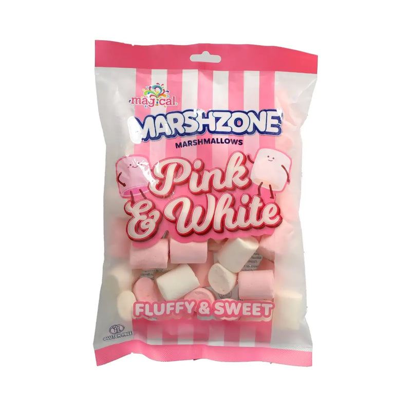 Magical Marshzone Pink & White Marshmallows 150 g
