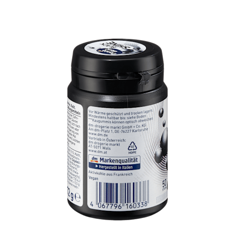 علكة دونتودنت بلاك شاين – انتعاش الفم بالفحم النشط ٥٠ قطعة
 