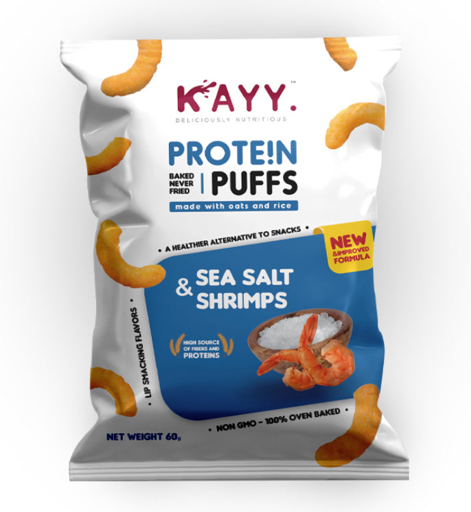 Kayy Sea Salt & Shrimps – Protein Puffs