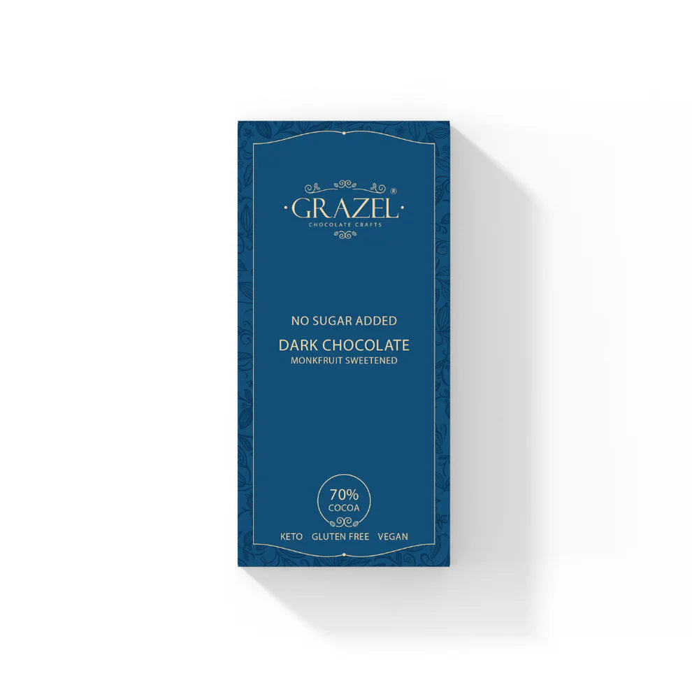 Grazel Sugar-Free Dark chocolate - 75% -57 g