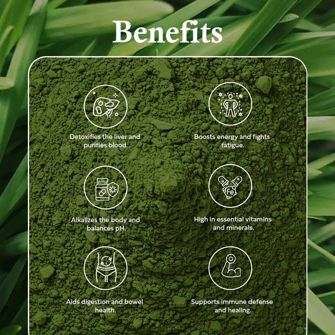 Ole organic wheat grass powder