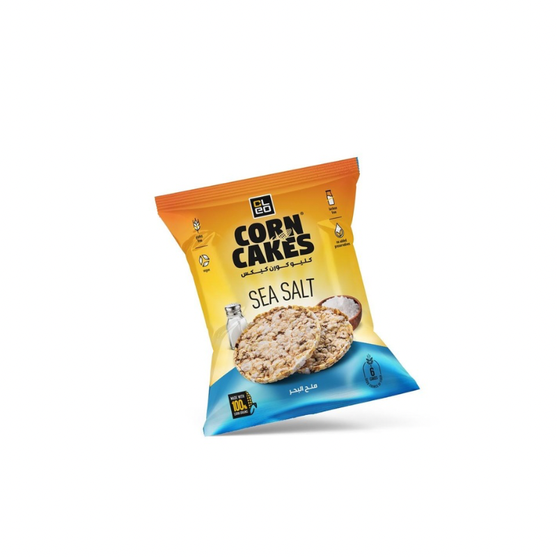 Cleo sea salted corn cakes 36 g - Eat Good