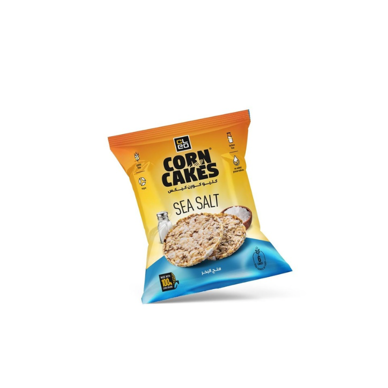 Cleo sea salted corn cakes 36 g