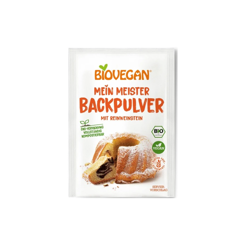 BIOVEGAN Baking Powder Gluten Free Vegan 3*17 g