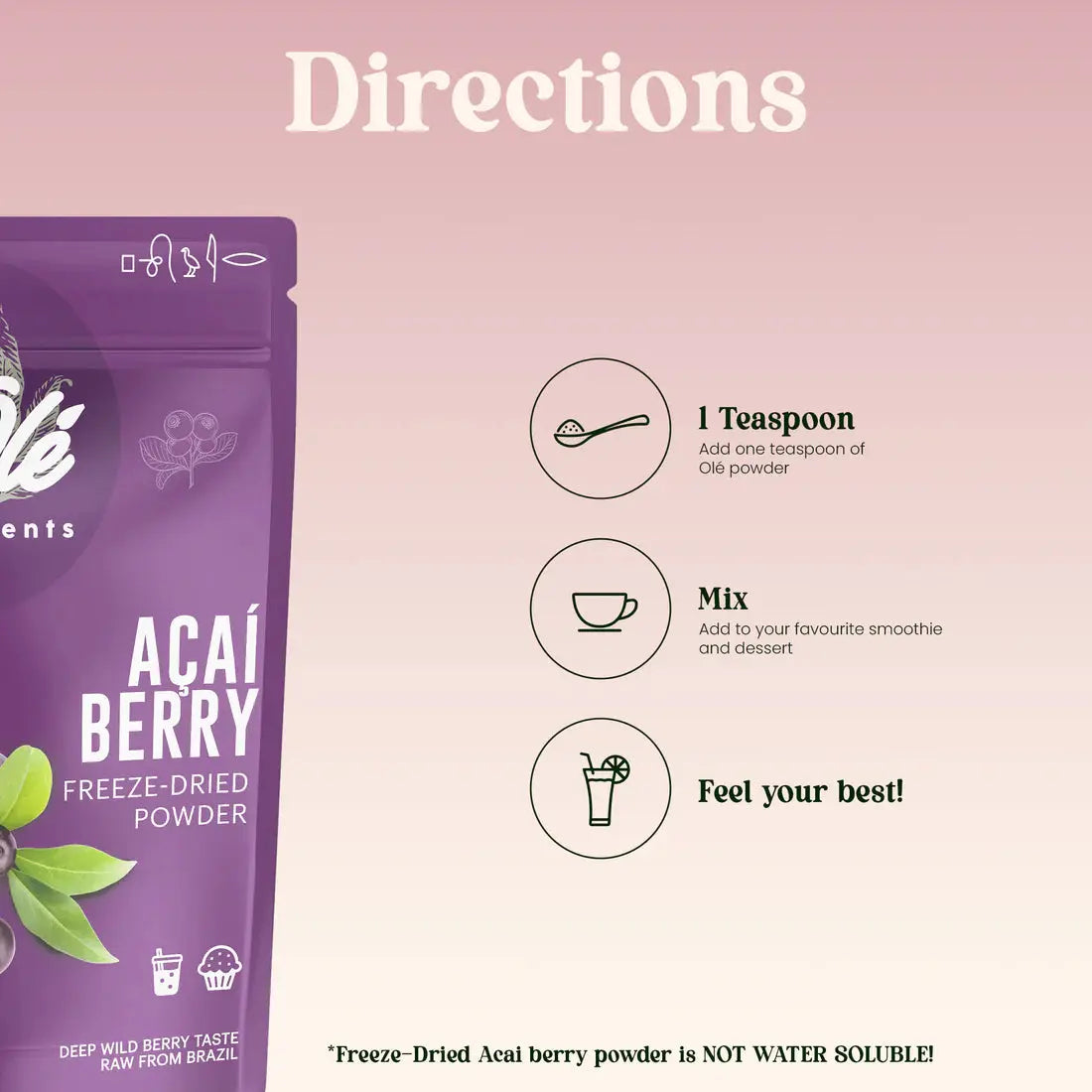 Ole acai Berry powder - Eat Good