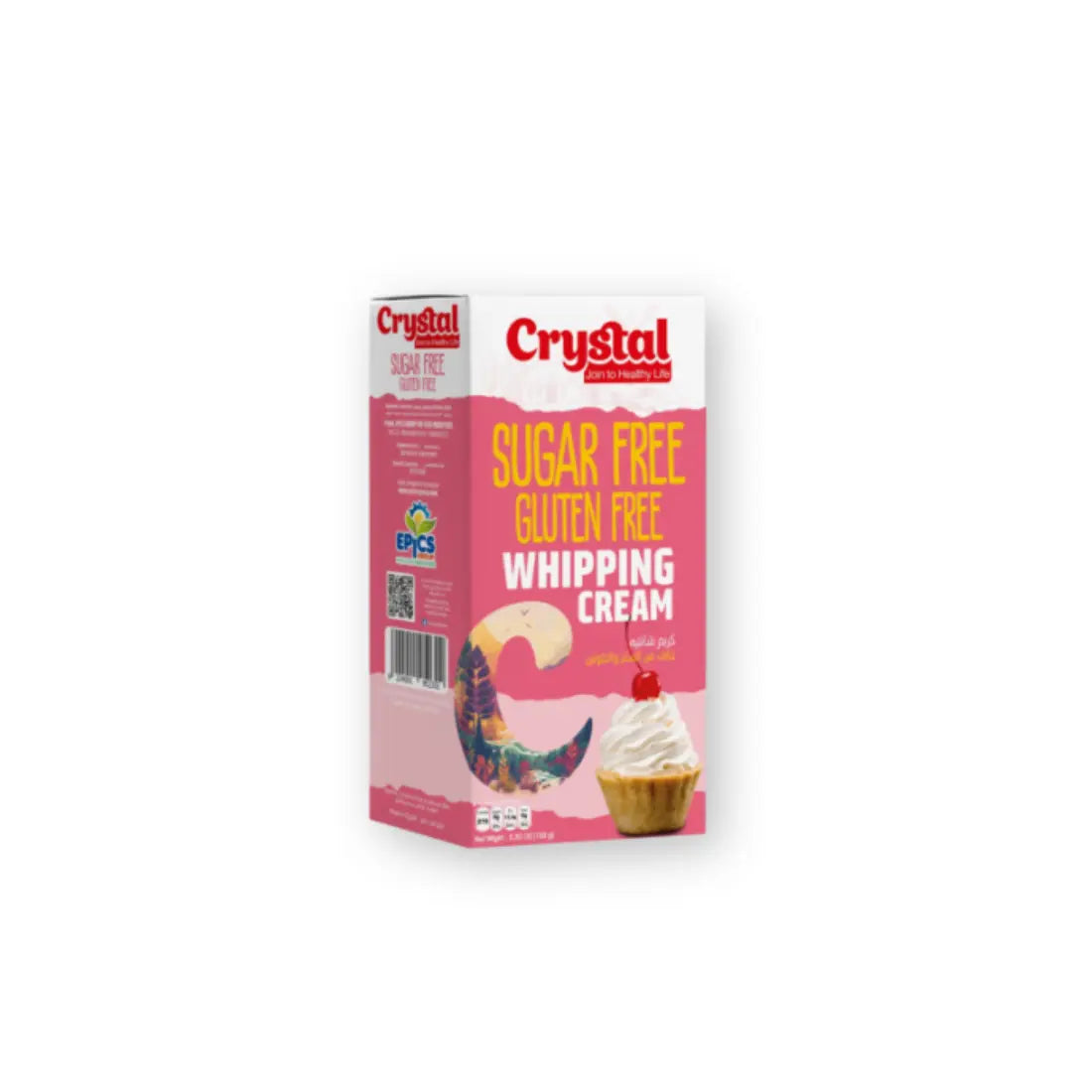 Crystal Gluten Free And Sugar Free Whipping Cream - 150 g - Eat Good