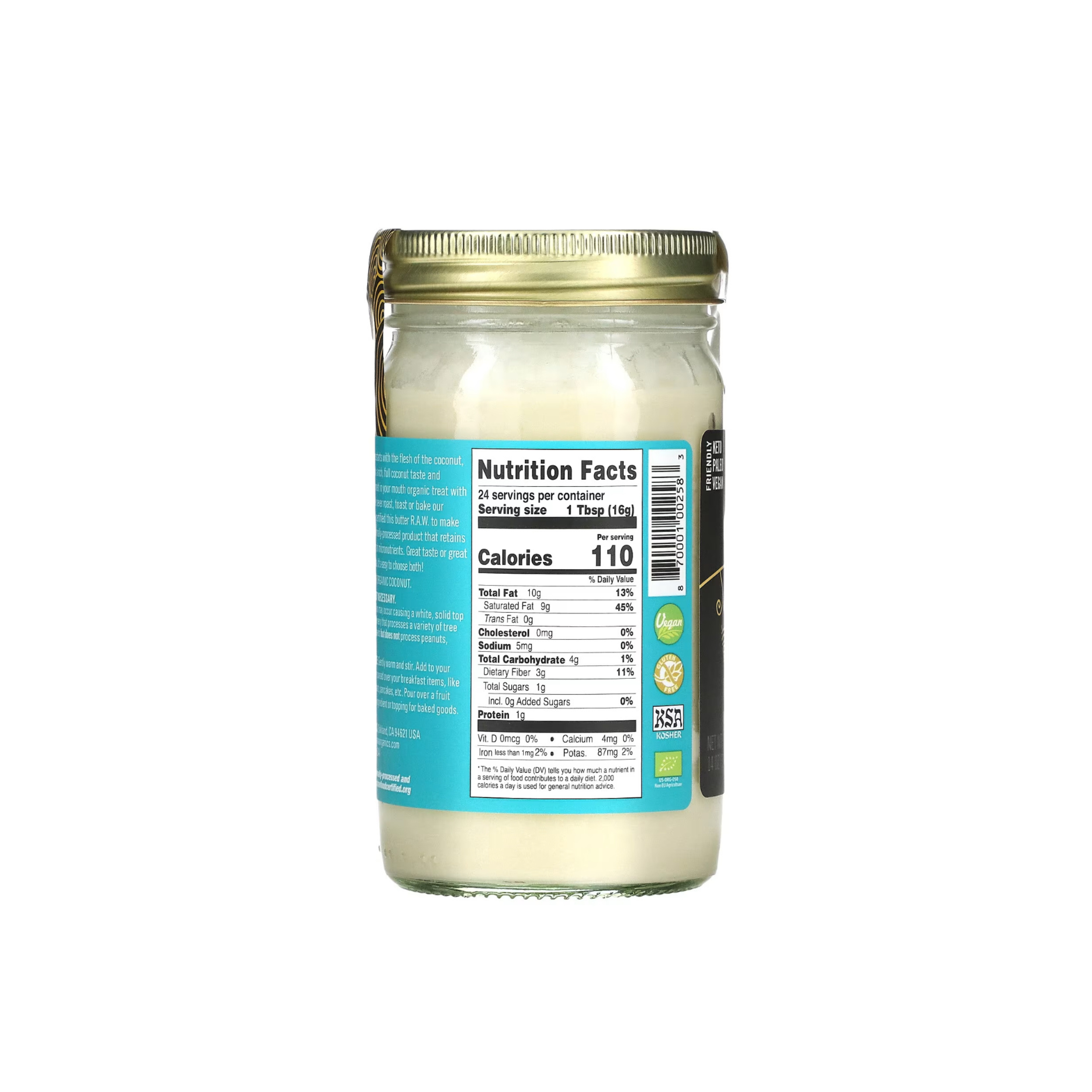 Organic Raw Coconut Butter 397 g - Eat Good
