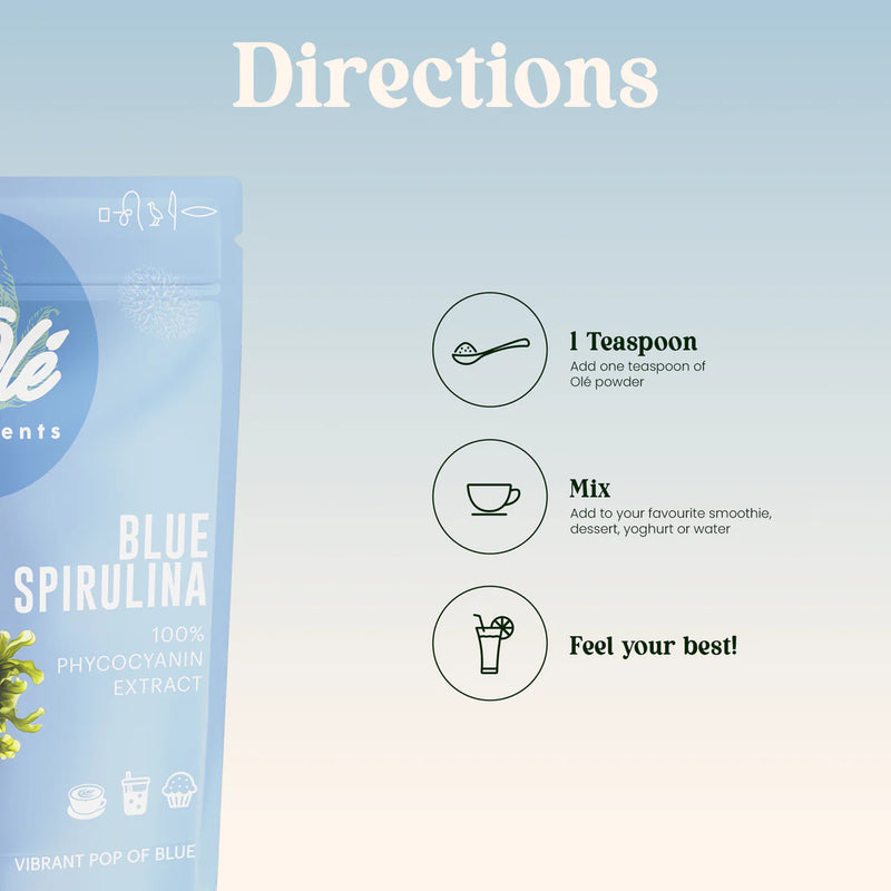 ole organic Blue Spirulina