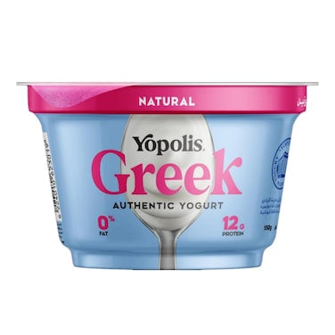 Yopolis Natural Greek Yogurt 0.2% Fat - 150 gram