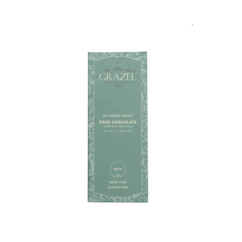 Grazel Sugar Free Dark Chocolate Sea Salt & Almond - Eat Good