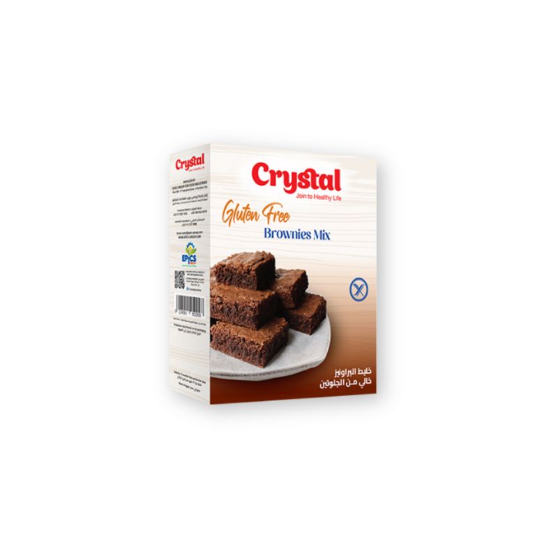 Crystal Gluten free cake mix brownies دقيق كريستال للبراونيز خالي من الجلوتين