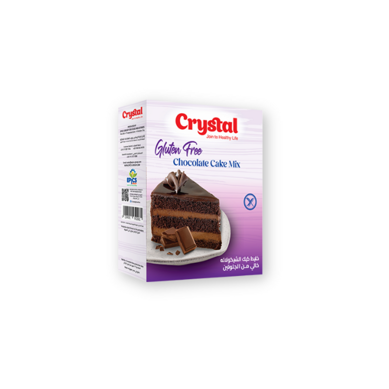 Crystal gluten free Chocolate Cake mix-  كريستال كيك شوكولاتة خالي من الجلوتين 