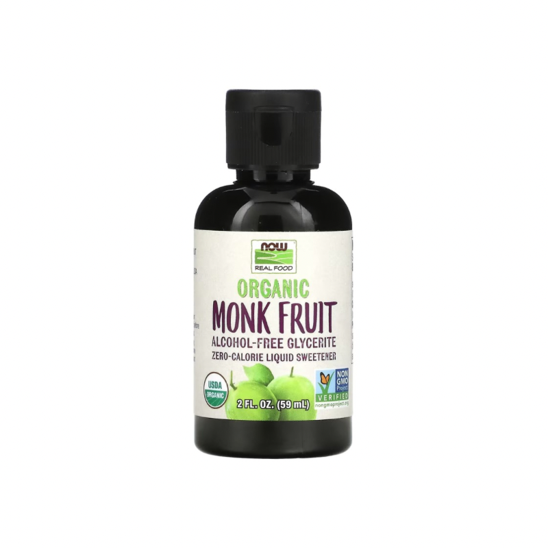 NOW Real Food Organic Monk Fruit Liquid - Eat Good