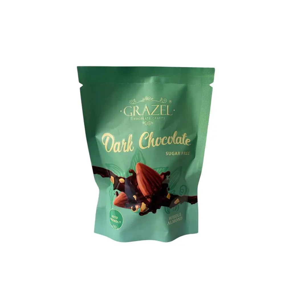 Grazel Dark Chocolate Whole Almonds - Eat Good