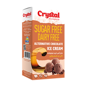 كريستال آيس كريم بالشوكولاتة بدون سكر ١٠٠ جم