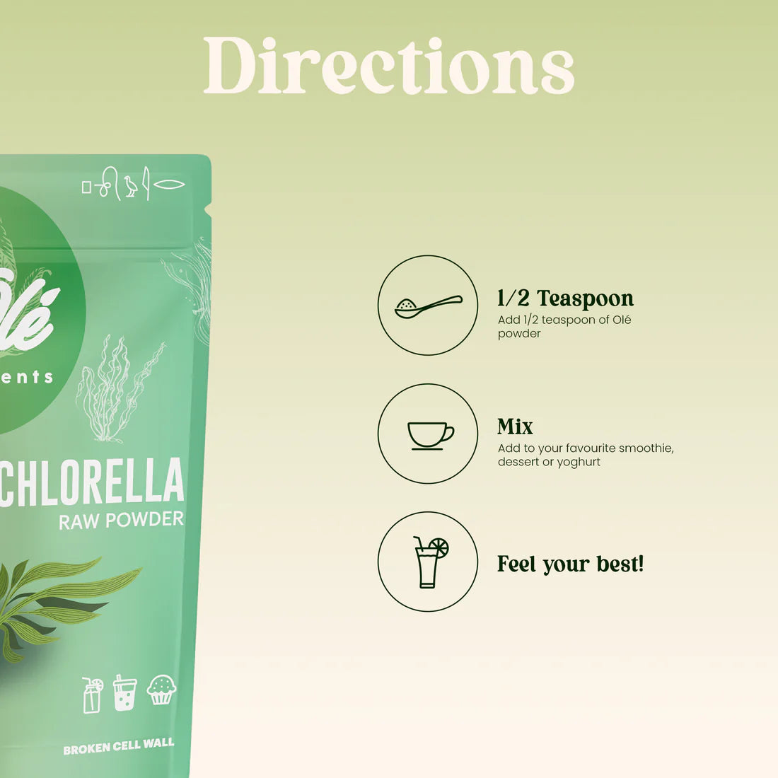 Ole Chlorella Powder - 100 g - Eat Good