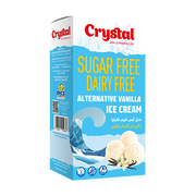 Crystal Vanilla Ice Cream | Vegan, Gluten Free & Sugar Free | 100 gm