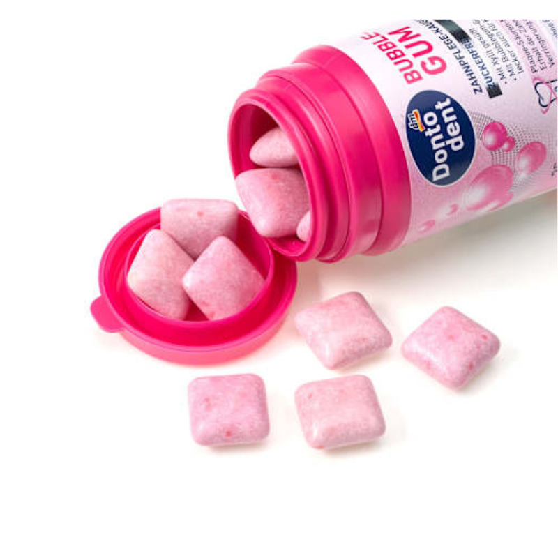 Dontodent Sugar free Bubblegum Chewing Gum with Xylitol (25 pcs)