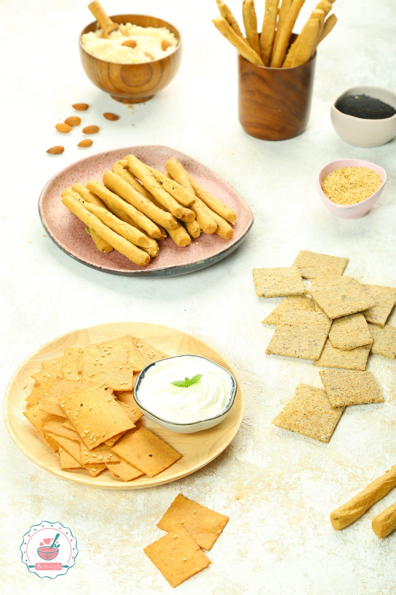 low carb seedless crackers