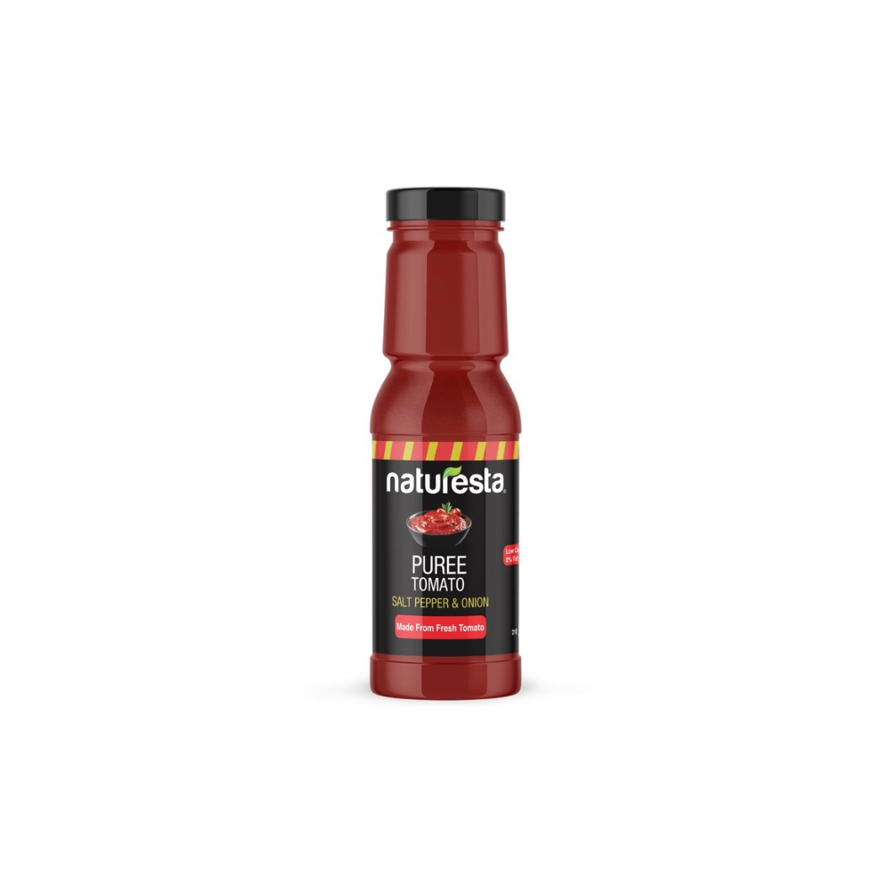 Naturesta Puree Tomato Salt Pepper and Onion (210g)