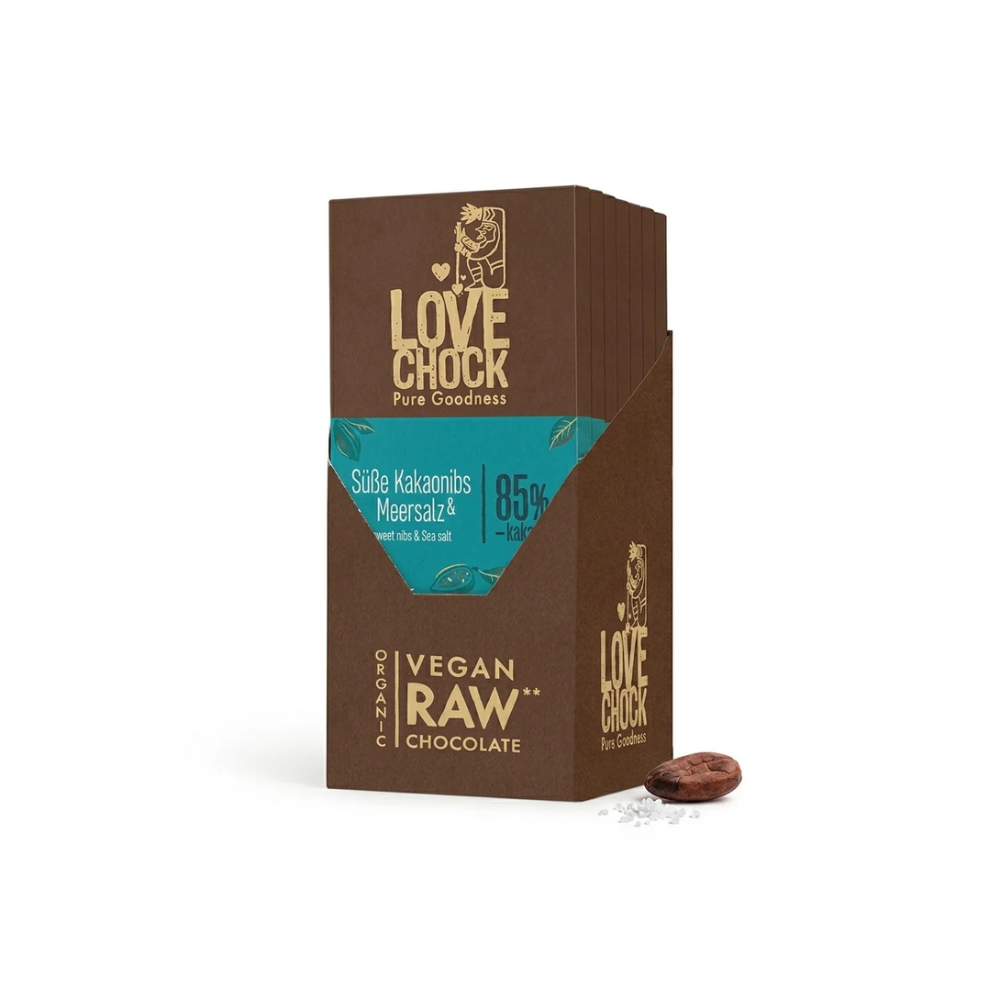 Lovechock Organic Raw Dark Chocolate