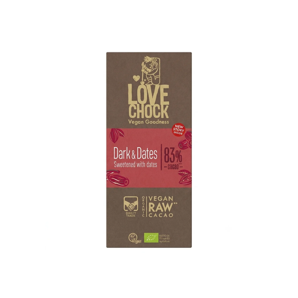 Lovechock Organic Raw Dark Chocolate
