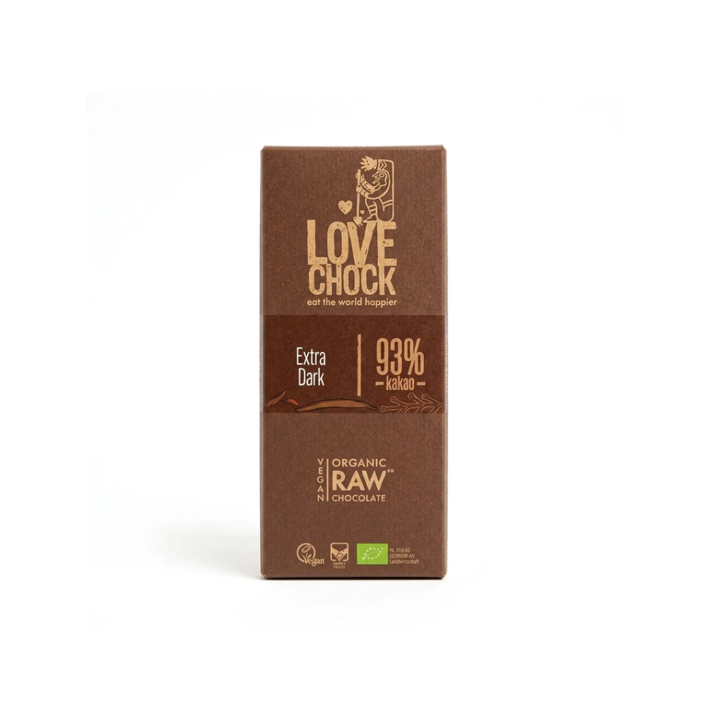 Lovechock Organic Raw Dark Chocolate