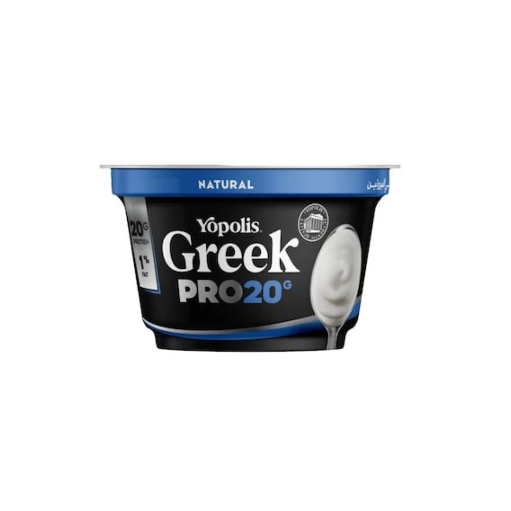Yopolis Pro Plain Greek Yogurt - 165 gram