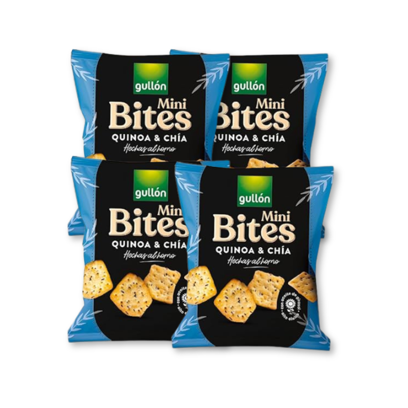 Gullón Mini Bites Quinoa & Chía | 160 g