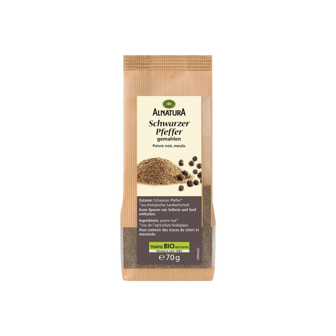 Alnatura Organic Black pepper 70 g