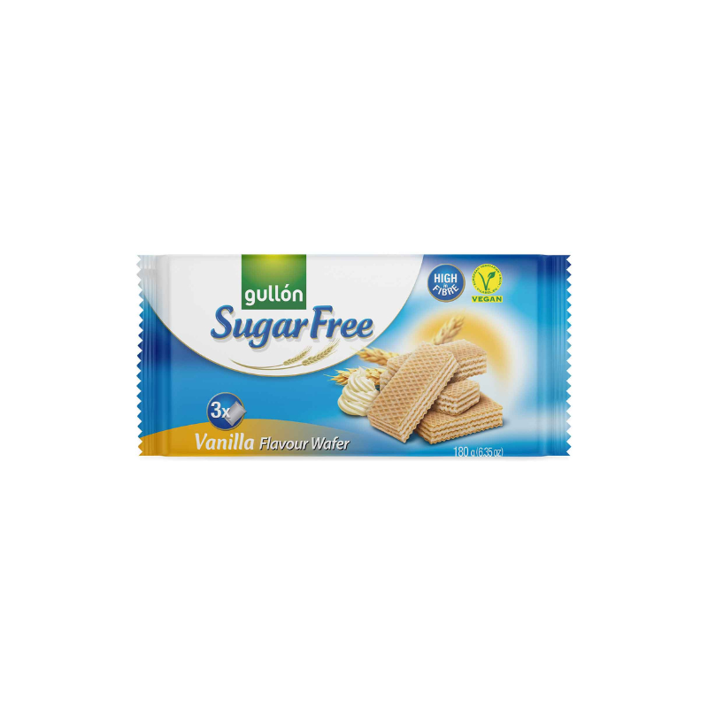 Gullón Zero Sugar Free Vanilla Wafer| 180 g