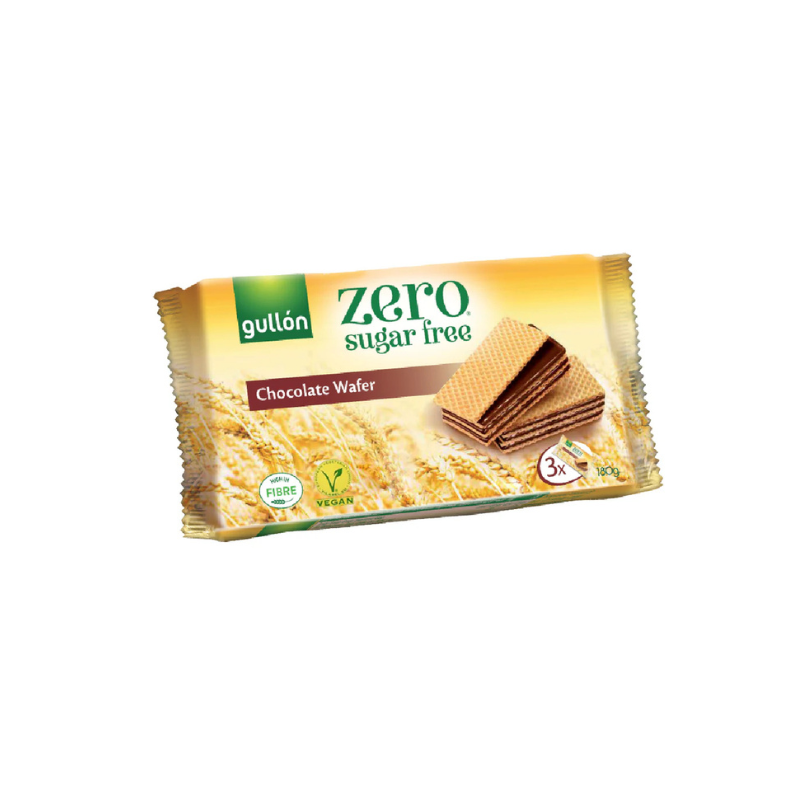 Gullón Zero Sugar Free Chocolate Wafer| 180 g