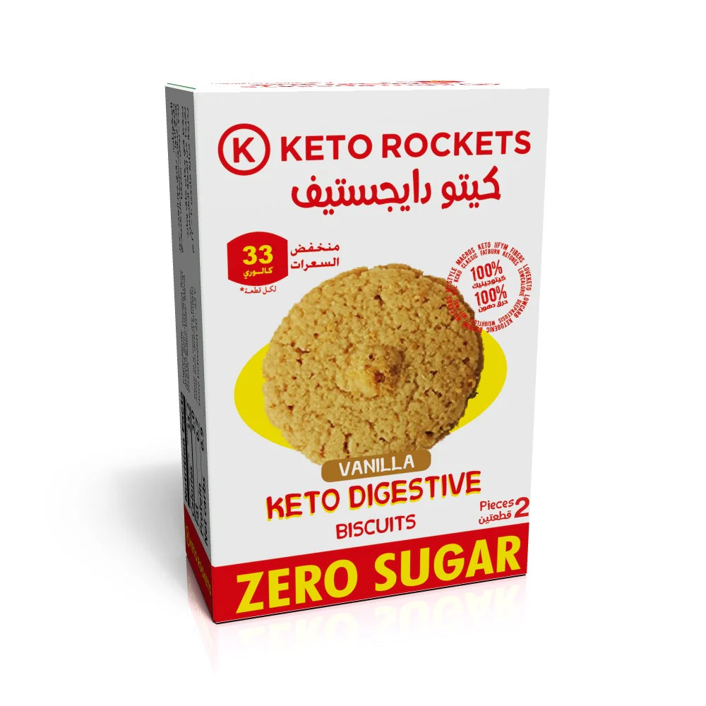 Keto Rockets Vanilla Digestive Biscuits - Eat Good