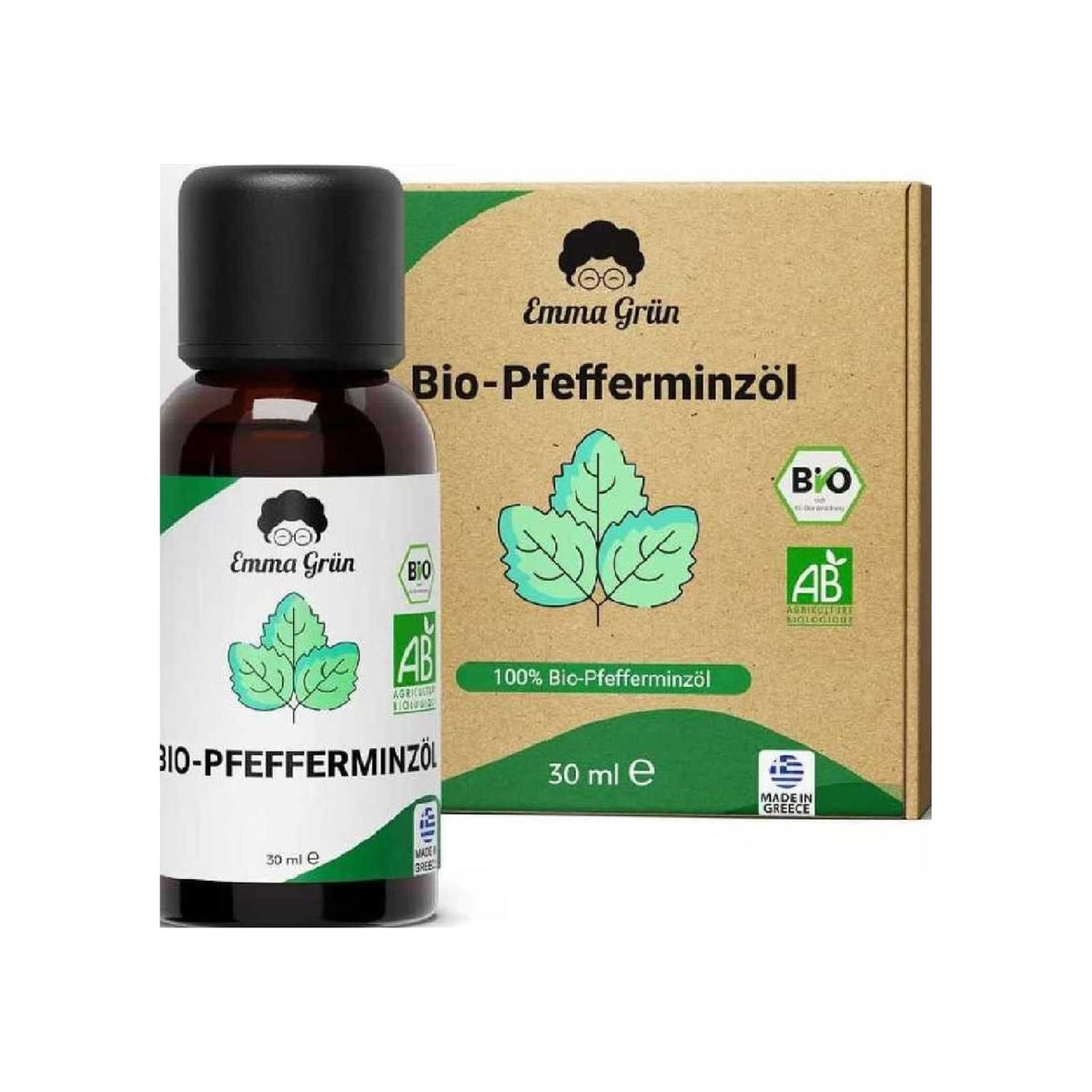 إيما جرين زيت النعناع الفلفلي العضوي (Bio-Pfefferminzöl) 30 مل