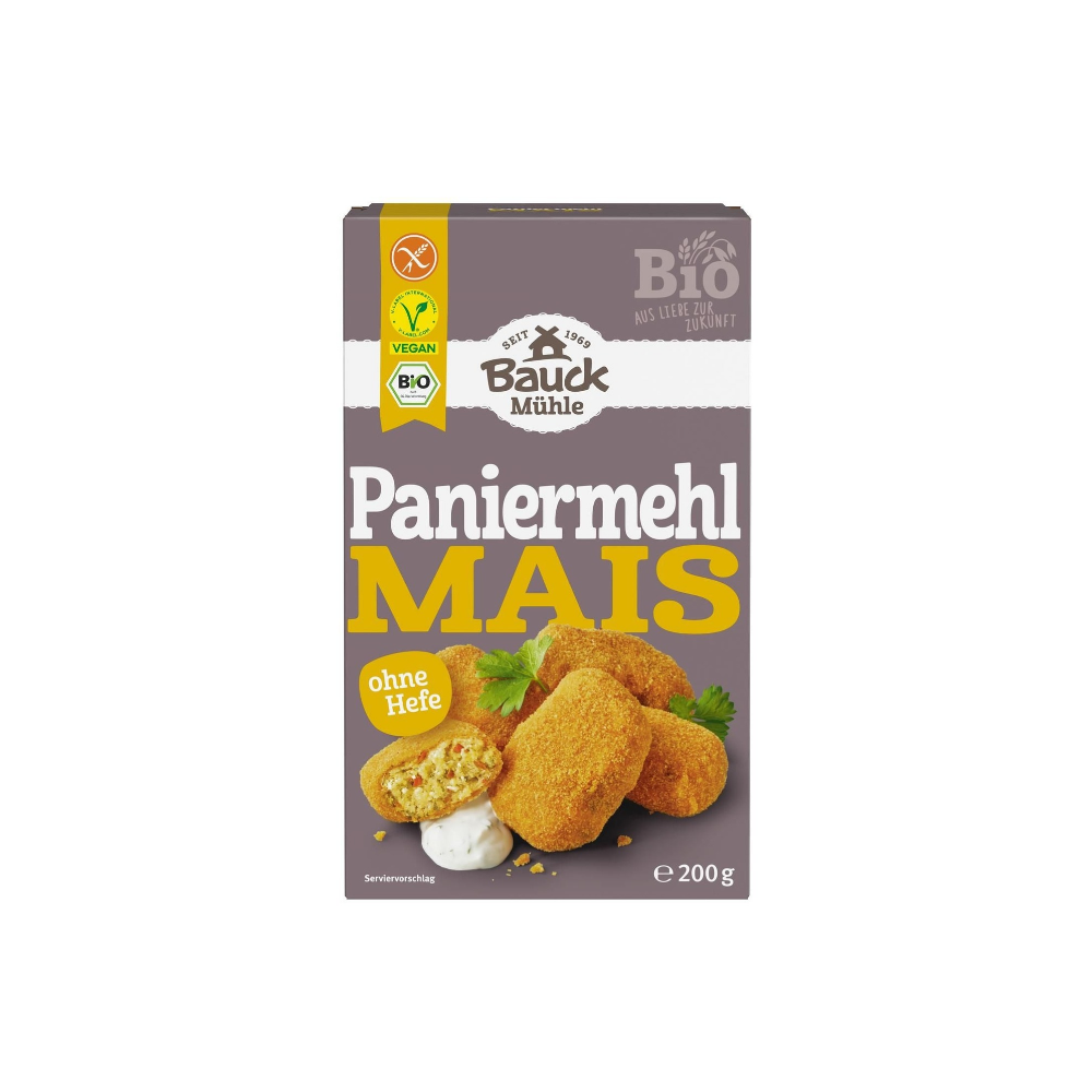 Gluten-Free & Vegan Breadcrumbs (Corn-Based)-200 g