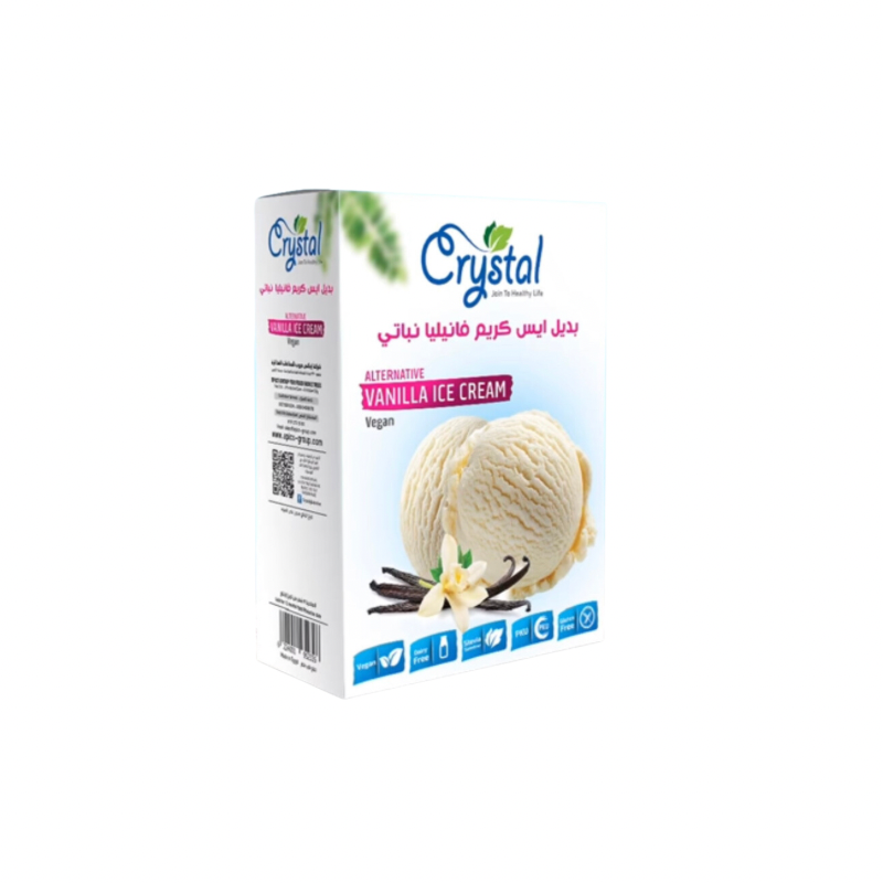 crystal gluten free vegan ice cream  - آيس كريم خالي من الجلوتين  ونباتي كريستال